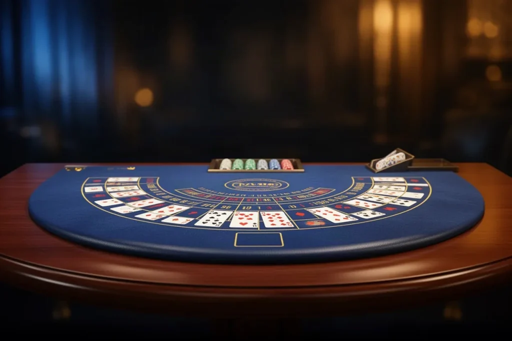 Ảnh minh hoạ thảm chia bài cho mục luật chơi casino HB88